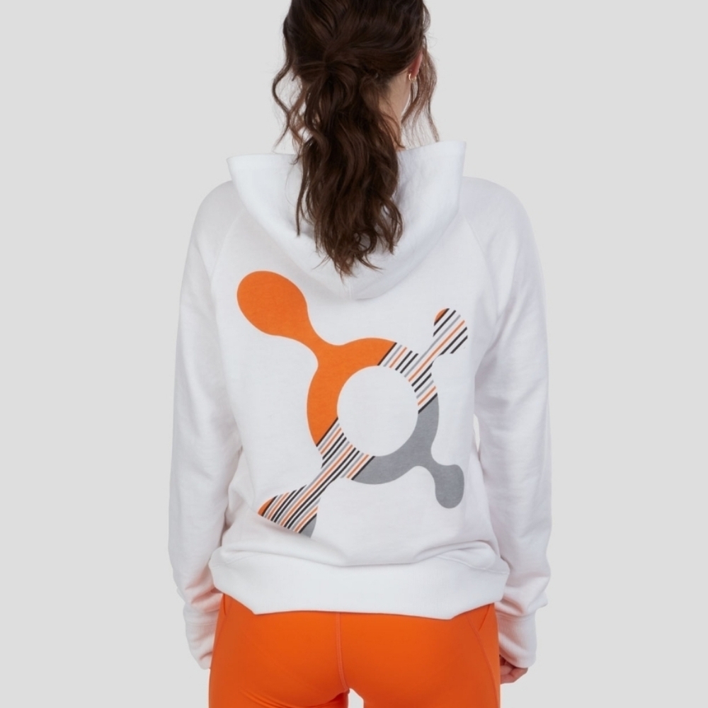 Orangetheory Unisex French Terry Pullover Hoodie. White. Size Medium. New. - Picture 4 of 9